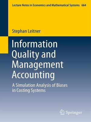 cover image of Information Quality and Management Accounting